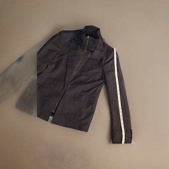 Vintage Adidas SLVR Rare Smart Blazer Knit Turtle Neck Grey Collectors Piece - Picture 11 of 13